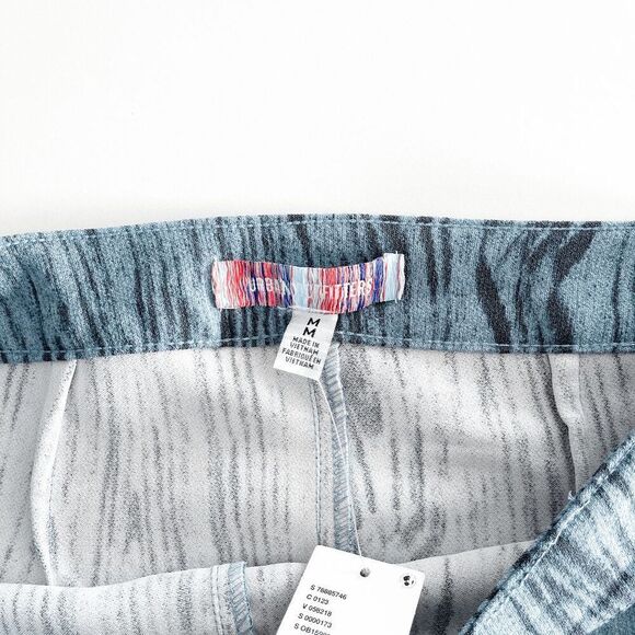 NWT Urban Outfitters Womens Nyx Wood Zip Hem Trouser Pants Blue Black Size M - Picture 4 of 12